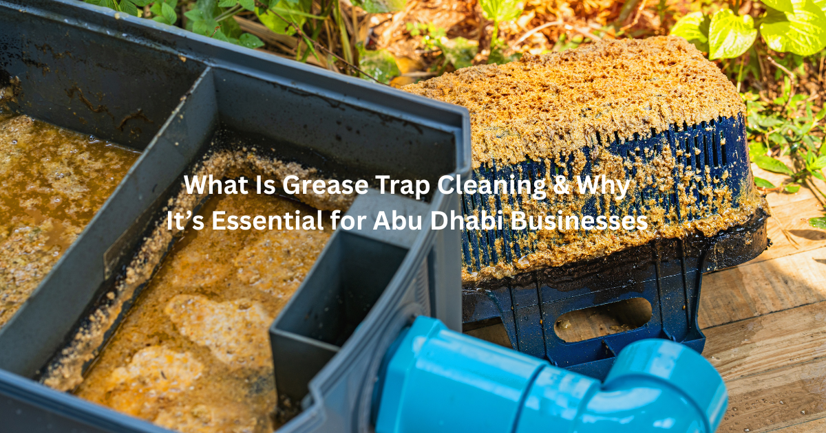 What Is Grease Trap Cleaning & Why It’s Essential for Abu Dhabi Businesses
